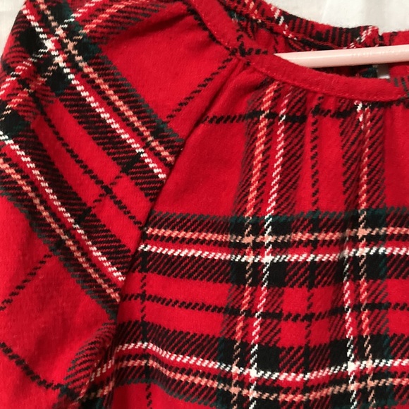 🎉 3 For $20 COPPER KEY Girls Plaid Print Top Round Neck Size 6 Long Sleeves NWT - Picture 2 of 4